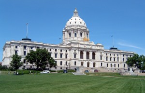The Minnesota State Capitol building in St. Paul.