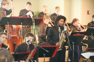 The Gustavus Jazz Lab Band in concert.