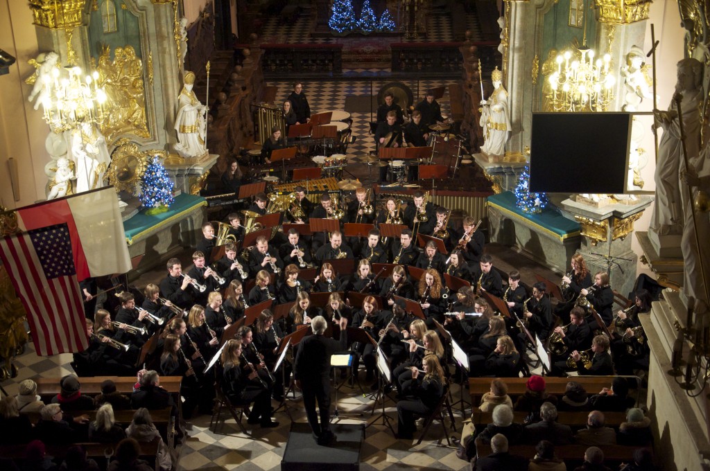 The GWO performing at The Church of the Holy Sepulchre in Miechow, Poland. 