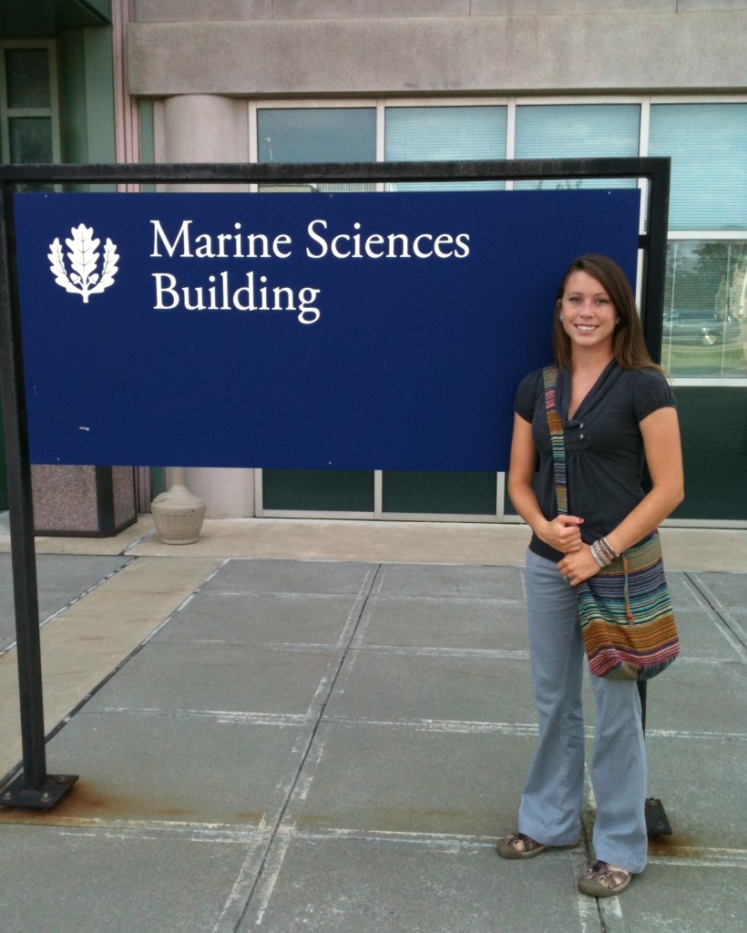 Emily Seelen is pursuing her PhD in oceanography within the University of Connecticut's Department of Marine Sciences. 