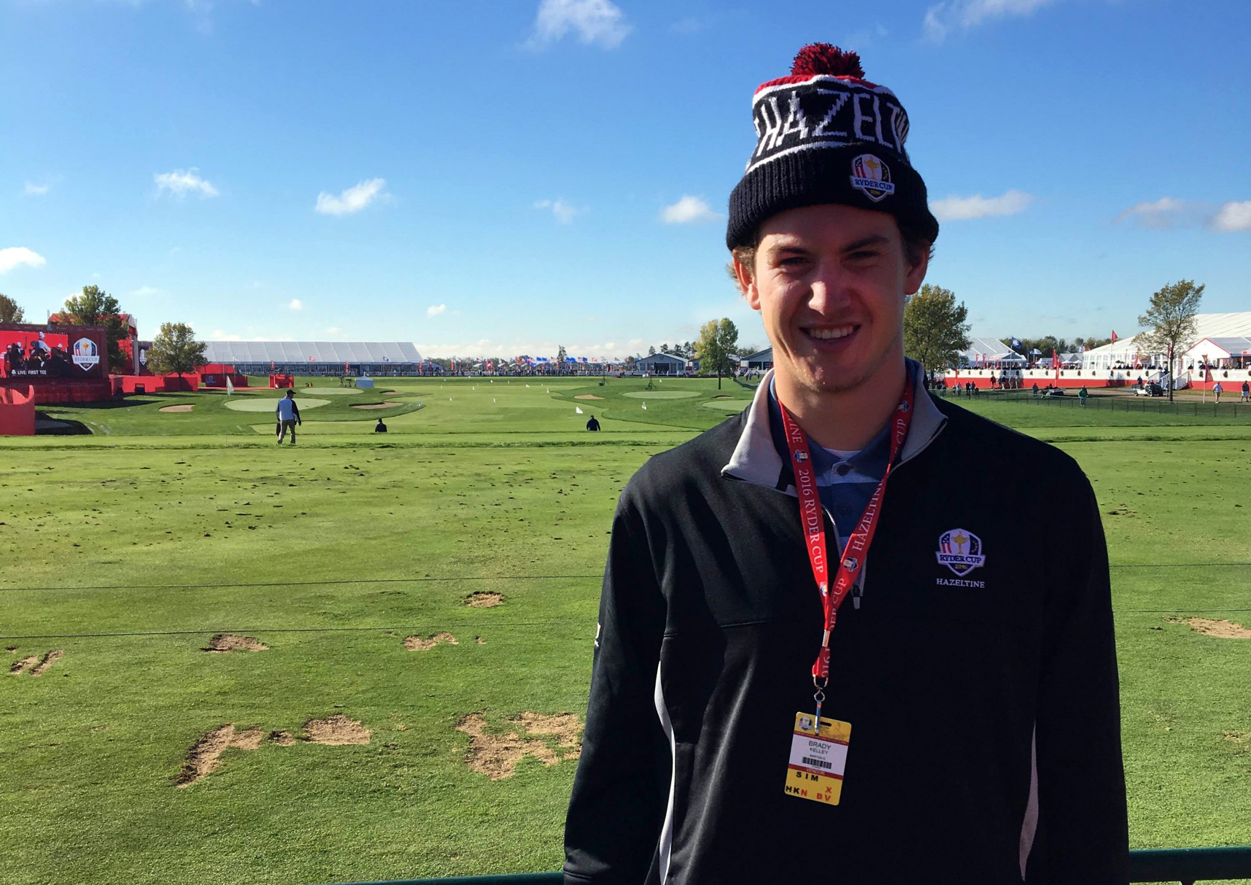 Brady Kelley ’17 Takes Care of Business at Ryder Cup