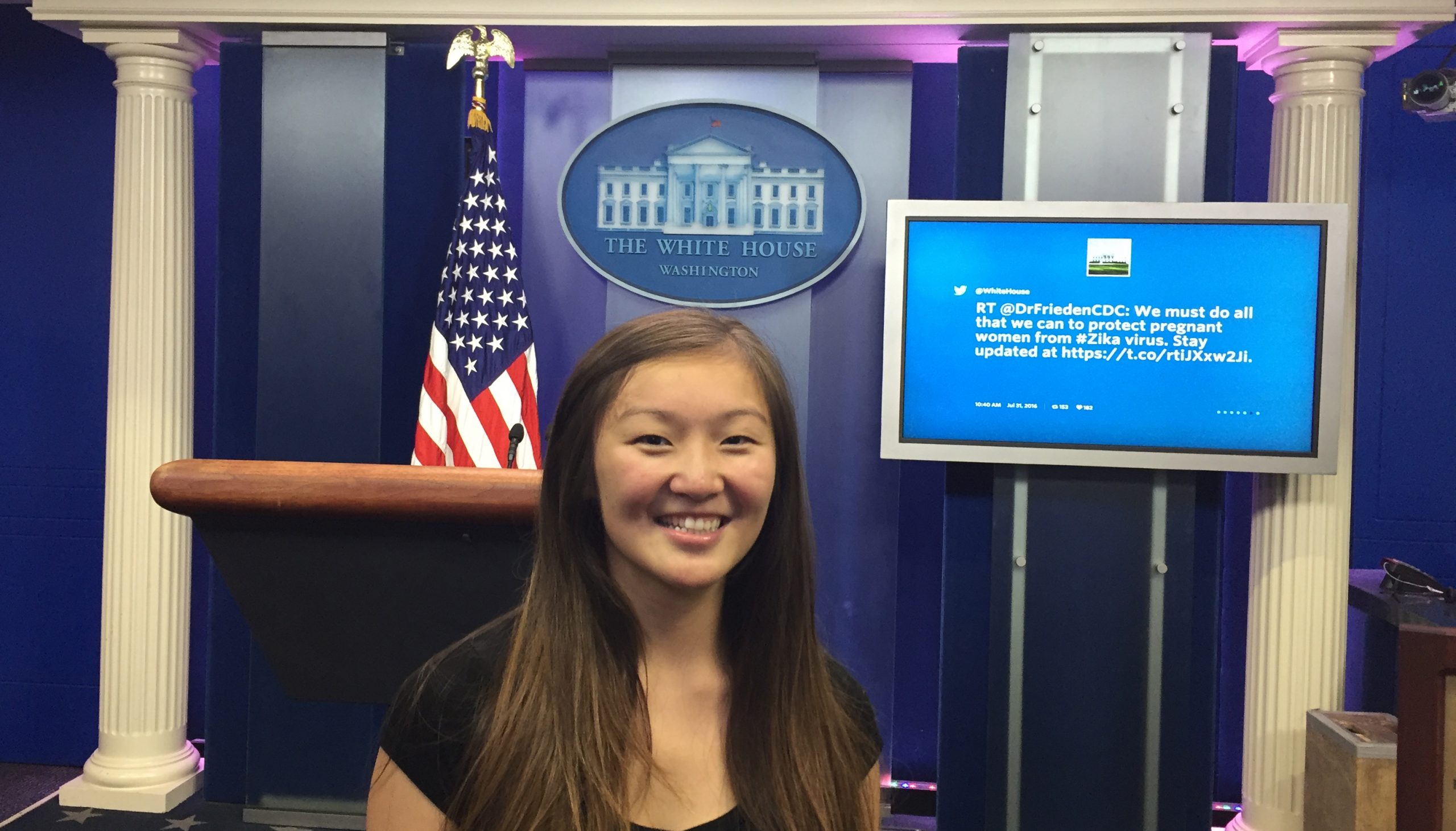 Presidential Letter Reader Chrissy Dornon ’18 Recounts White House Internship