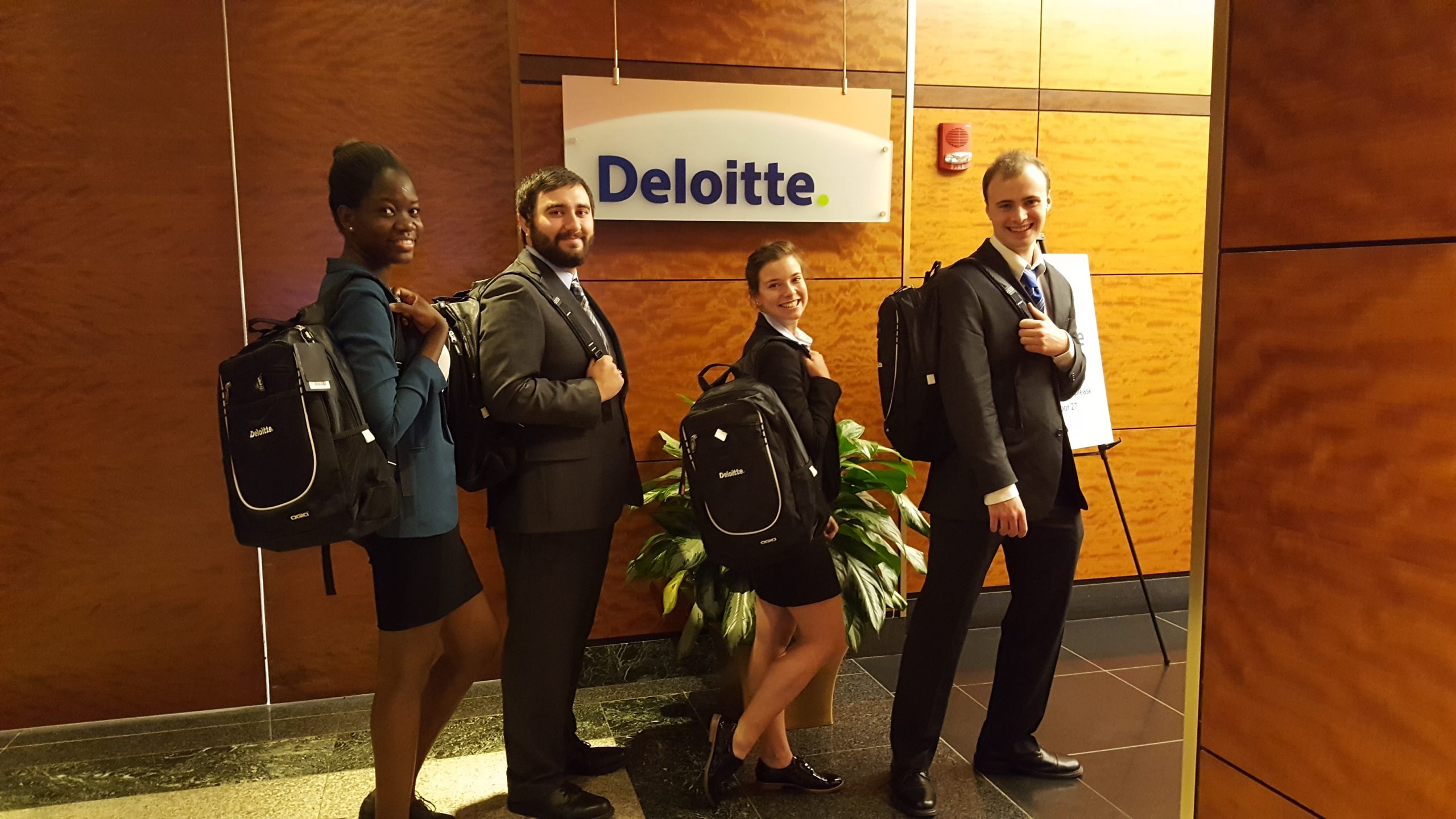 Gustavus Team Wins Deloitte Accounting Competition