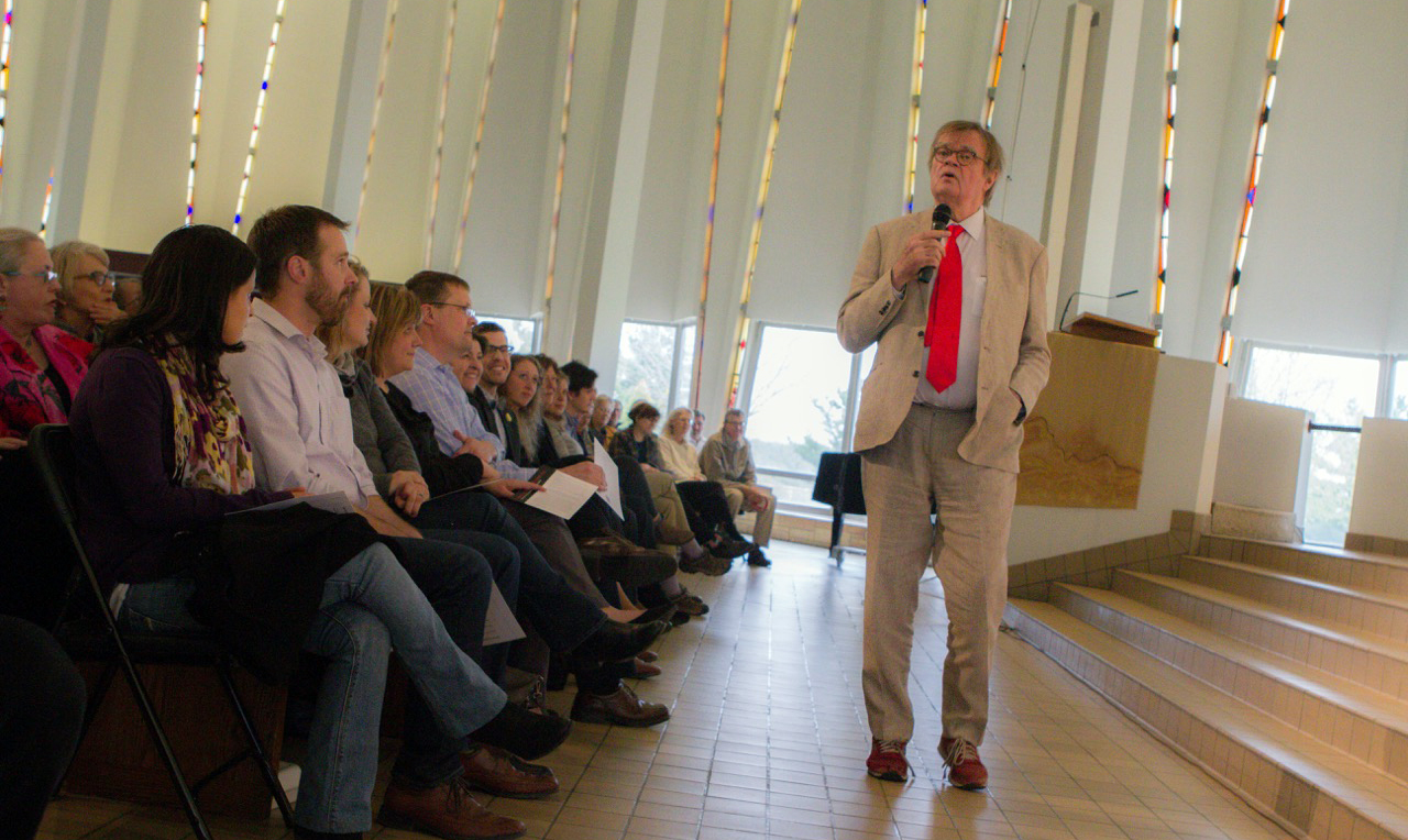 Keillor Brings Laughter, Memories to Campus