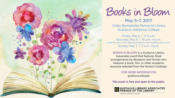 Books in Bloom Set for May 5-7 in Folke Bernadotte Memorial Library