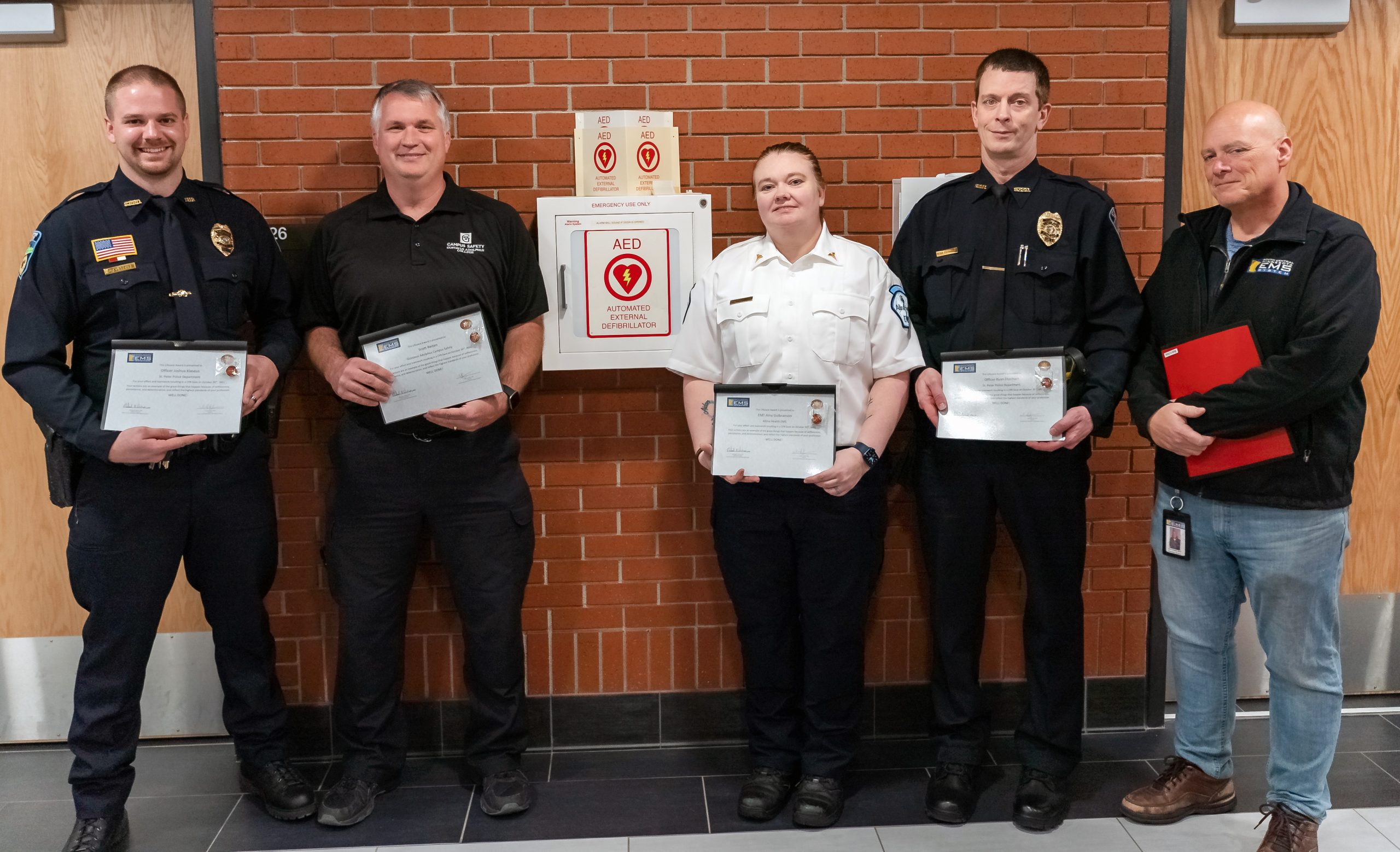 Reiten Earns Lifesave Award With Local First Responders