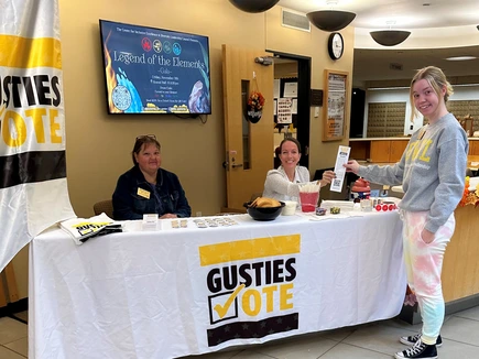 Gustavus recognized for student voter participation