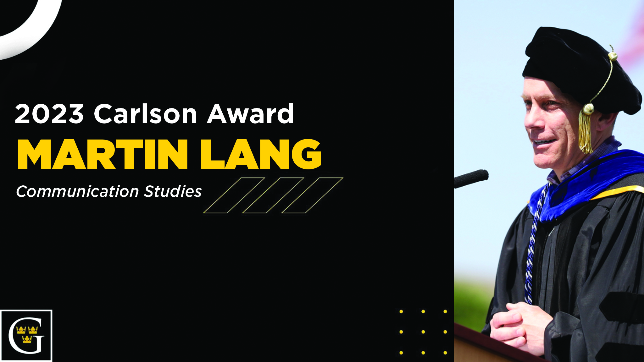 Lang Wins 2023 Edgar M. Carlson Award